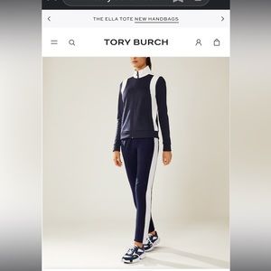 TORy BURCH track suit size L seen on Anna Wintour jogging through the park.